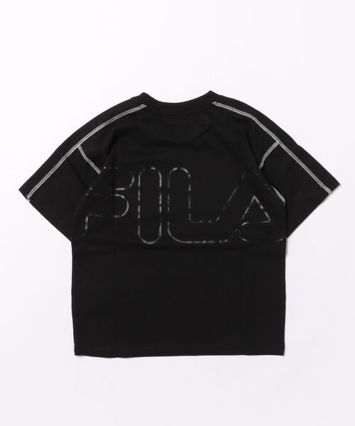 FILA（フィラ）の「FILA/フィラ　ポケット付き半袖Ｔシャツ（Tシャツ/カットソー・キッズ・オフホワイト/ブラック・130cm/140cm/150cm/160cm）」の4枚目の写真