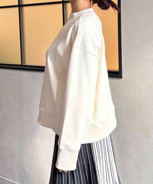 un dix cors（アンディコール）の「裏シャギーダンボールプルオーバー（Tシャツ/カットソー・レディース・アイボリー/ブラック/ブルー・FREE）」の5枚目の写真