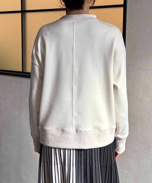 un dix cors（アンディコール）の「裏シャギーダンボールプルオーバー（Tシャツ/カットソー・レディース・アイボリー/ブラック/ブルー・FREE）」の6枚目の写真