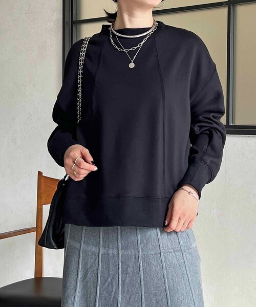 un dix cors（アンディコール）の「裏シャギーダンボールプルオーバー（Tシャツ/カットソー・レディース・アイボリー/ブラック/ブルー・FREE）」の18枚目の写真