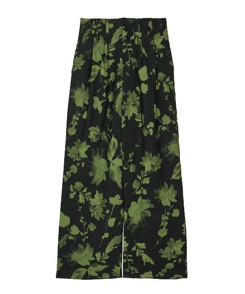 Ameri(アメリ)の「GRAINY FLOWER STRAIGHT PANTS(その他パンツ・レディース・アイボリー/ブラック・SMALL/MEDIUM)」の12枚目の写真