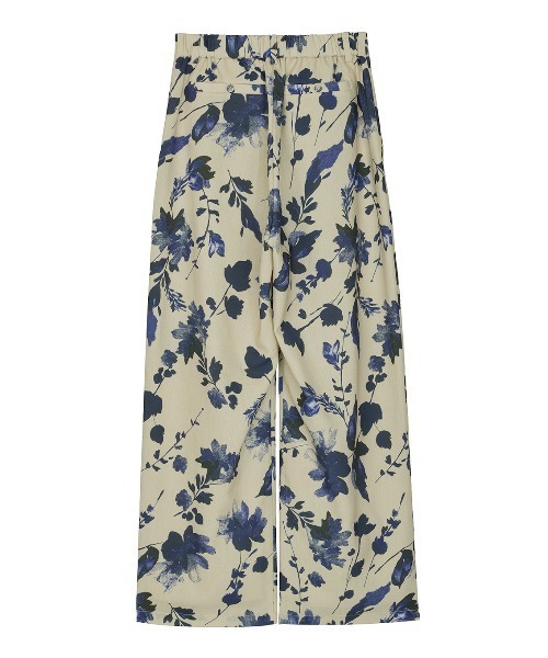 Ameri(アメリ)の「GRAINY FLOWER STRAIGHT PANTS(その他パンツ・レディース・アイボリー/ブラック・SMALL/MEDIUM)」の15枚目の写真