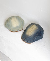 clear | デニムハンチングキャップ[カジュアル 着回し抜群 大人]≪新作≫(ハンチング/ベレー帽)