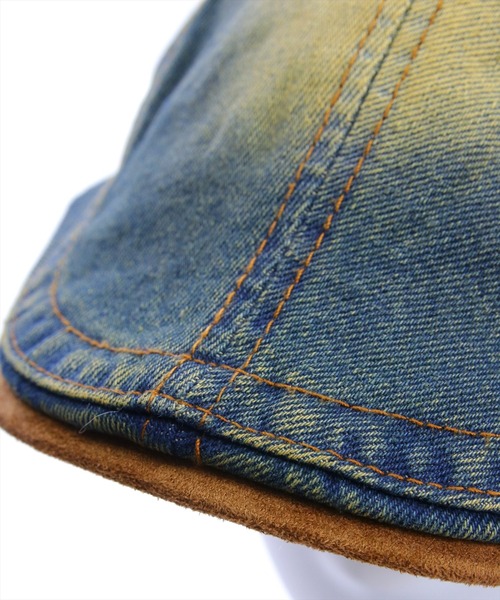 clear（クリア）の「デニムハンチングキャップ[カジュアル 着回し抜群 大人]≪新作≫（ハンチング/ベレー帽・レディース・ライトブルー/ブルー・F）」の9枚目の写真