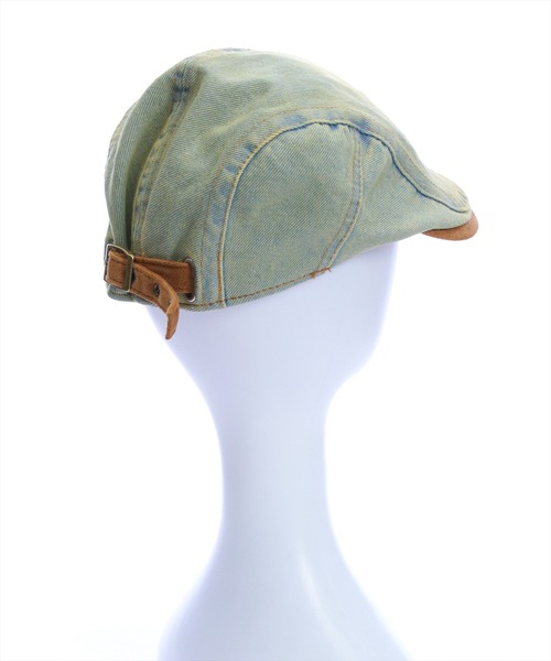 clear（クリア）の「デニムハンチングキャップ[カジュアル 着回し抜群 大人]≪新作≫（ハンチング/ベレー帽・レディース・ライトブルー/ブルー・F）」の4枚目の写真