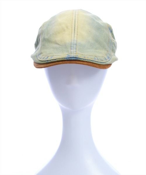 clear（クリア）の「デニムハンチングキャップ[カジュアル 着回し抜群 大人]≪新作≫（ハンチング/ベレー帽・レディース・ライトブルー/ブルー・F）」の3枚目の写真
