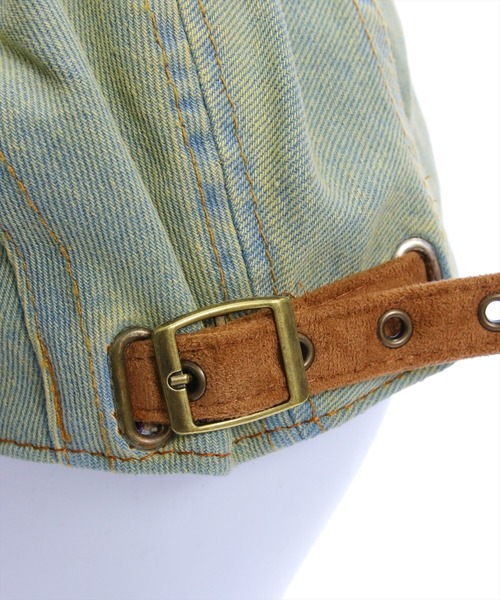 clear（クリア）の「デニムハンチングキャップ[カジュアル 着回し抜群 大人]≪新作≫（ハンチング/ベレー帽・レディース・ライトブルー/ブルー・F）」の7枚目の写真