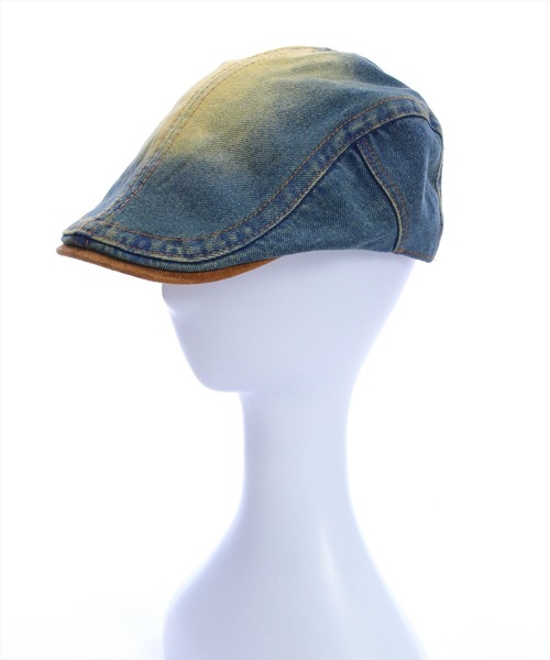 clear（クリア）の「デニムハンチングキャップ[カジュアル 着回し抜群 大人]≪新作≫（ハンチング/ベレー帽・レディース・ライトブルー/ブルー・F）」の10枚目の写真