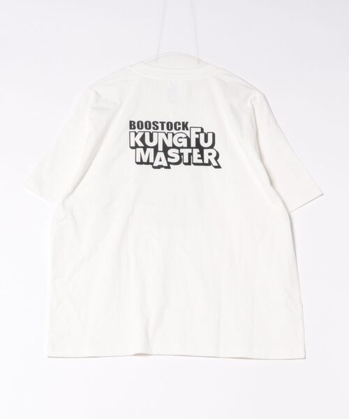 BOOSTOCK(ブーストック)の「ブーストック B/S KUNGFU Tシャツ(Tシャツ/カットソー・レディース・ホワイト/ブラック・F/XXXL)」の3枚目の写真