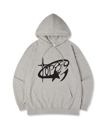 TOPBOY（トップボーイ）の「ラウンドスター オーバーサイズ フードスウェットシャツ（パーカー）」