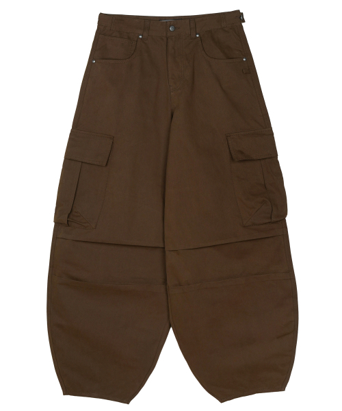 IDWS(アイドンワナセル)の「Andy Twill Balloon Cargo Pants Brown(その他パンツ・レディース・その他・0/1/2)」の2枚目の写真