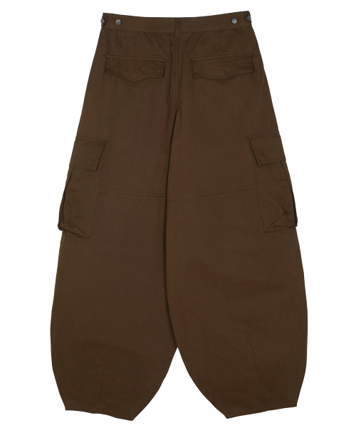 IDWS(アイドンワナセル)の「Andy Twill Balloon Cargo Pants Brown(その他パンツ・レディース・その他・0/1/2)」の3枚目の写真