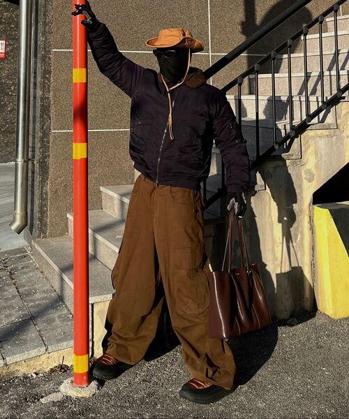 IDWS(アイドンワナセル)の「Andy Twill Balloon Cargo Pants Brown(その他パンツ・レディース・その他・0/1/2)」の14枚目の写真