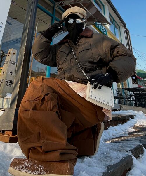 IDWS(アイドンワナセル)の「Andy Twill Balloon Cargo Pants Brown(その他パンツ・レディース・その他・0/1/2)」の9枚目の写真