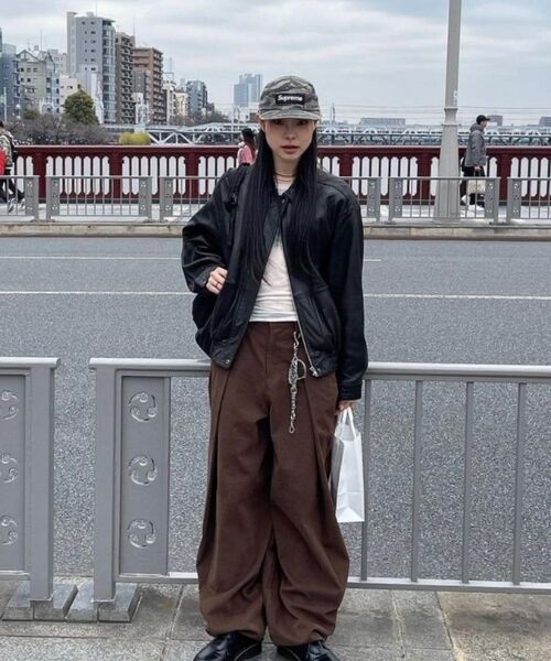 IDWS(アイドンワナセル)の「Andy Twill Balloon Cargo Pants Brown(その他パンツ・レディース・その他・0/1/2)」の5枚目の写真