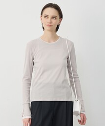 ICB ライトグレー 長袖カットソー L ICB｜アイシービーのTシャツ/カットソー（長袖）通販 - ZOZOTOWN