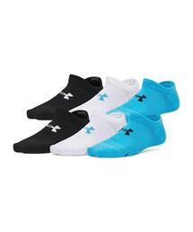 UNDER ARMOUR | UAエッセンシャル ノーショー ソックス (6足セット)(トレーニング/KIDS)(ソックス/靴下)