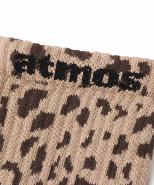 atmos(アトモス)の「atmos Leopard Pattern Socks / アトモス レオパード パターン ソックス(ソックス/靴下・メンズ・グレー/ベージュ・25-27)」の10枚目の写真