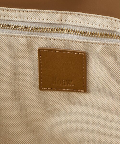 Whim Gazette（ウィムガゼット）の「【Hoaw.】WIDE HANDBAG L（トートバッグ・レディース・モカ/ブラック・FREE）」の9枚目の写真