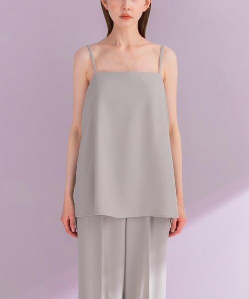 URBAN RESEARCH ROSSO WOMEN(アーバンリサーチ ロッソ)の「ジレ+キャミソールセットアップ(セットアップ・レディース・ライトグレー/ブラック・FREE)」の5枚目の写真