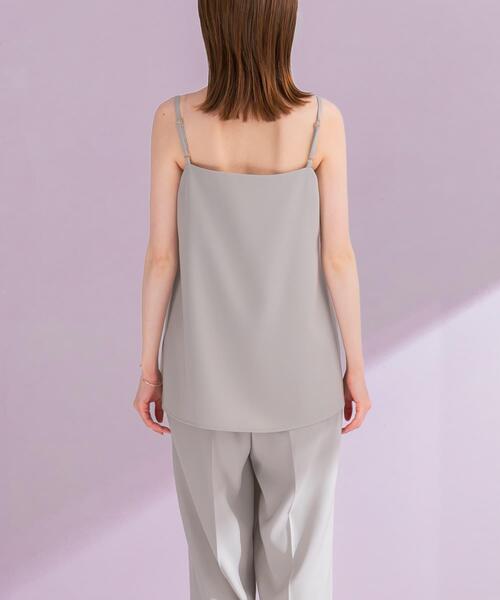URBAN RESEARCH ROSSO WOMEN(アーバンリサーチ ロッソ)の「ジレ+キャミソールセットアップ(セットアップ・レディース・ライトグレー/ブラック・FREE)」の7枚目の写真