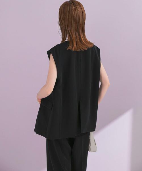 URBAN RESEARCH ROSSO WOMEN(アーバンリサーチ ロッソ)の「ジレ+キャミソールセットアップ(セットアップ・レディース・ライトグレー/ブラック・FREE)」の21枚目の写真