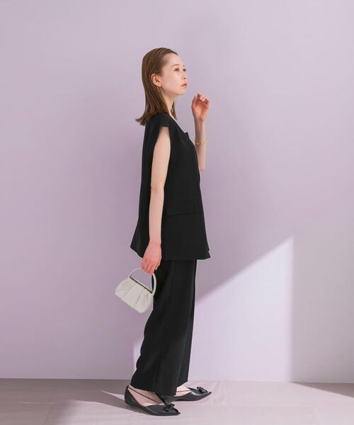 URBAN RESEARCH ROSSO WOMEN(アーバンリサーチ ロッソ)の「ジレ+キャミソールセットアップ(セットアップ・レディース・ライトグレー/ブラック・FREE)」の22枚目の写真