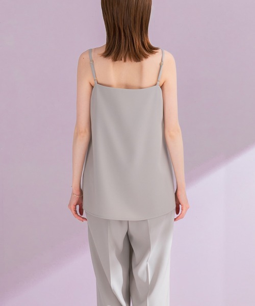 URBAN RESEARCH ROSSO WOMEN（アーバンリサーチ　ロッソ）の「ジレ+キャミソールセットアップ（セットアップ・レディース・ライトグレー/ブラック・FREE）」の10枚目の写真