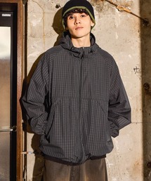 niko and... | チェックフードブルゾン(ブルゾン)