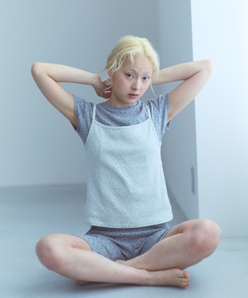 EN NEUME（エンノイム）の「【Set Up】Petit Flower Biker Leggings（その他パンツ・レディース・オートミール/オフホワイト/杢グレー・FREE）」の15枚目の写真