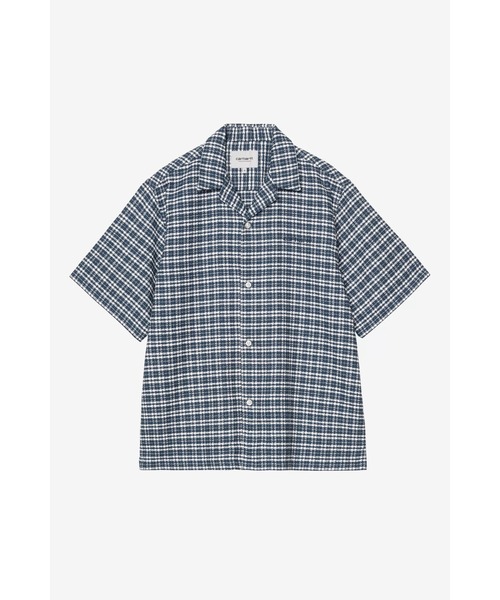Carhartt(カーハート)の「Carhartt S/S KANDER SHIRT(シャツ/ブラウス・メンズ・ネイビー/グリーン系その他/ブラック・MEDIUM)」の3枚目の写真