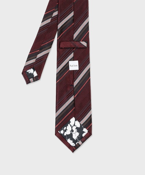 Paul Smith ネクタイ ワインレッド チェック ポールスミス ネクタイ Paul Smith PS202 チェック ボルドー/マルチ