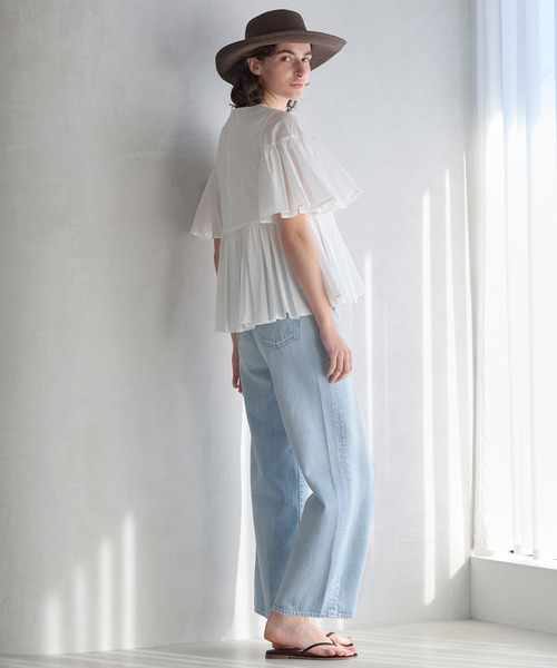 martinique(マルティニーク)の「【MARIHA/マリハ】フリージアのブラウス(シャツ/ブラウス・レディース・ホワイト/ブラック・FREE)」の7枚目の写真