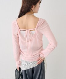 バックシャンロングTシャツ