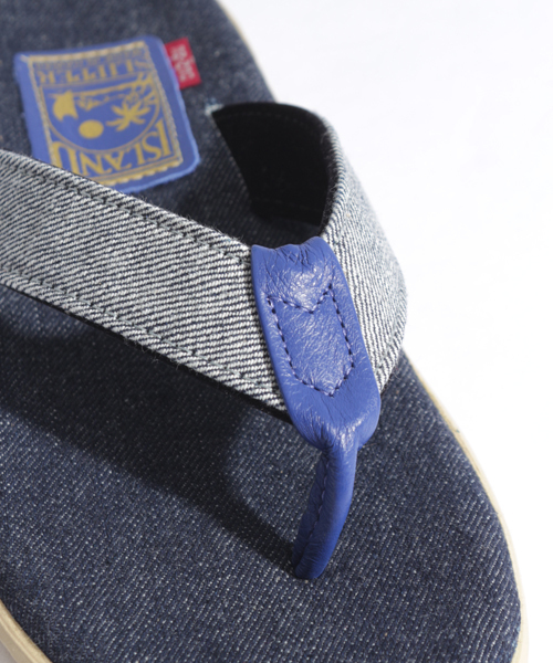 ISLAND SLIPPER（アイランドスリッパ）の「Denime×ISLAND SLIPPER”DENIM”（サンダル・メンズ・ネイビー/インディゴブルー・9/10/8/5）」の7枚目の写真