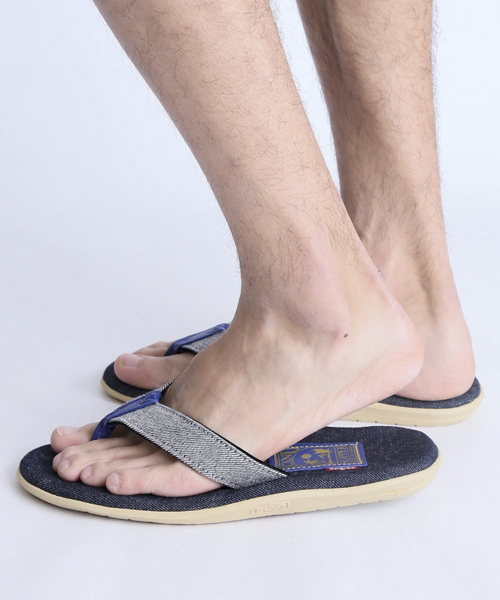 ISLAND SLIPPER（アイランドスリッパ）の「Denime×ISLAND SLIPPER”DENIM”（サンダル・メンズ・ネイビー/インディゴブルー・9/10/8/5）」の4枚目の写真