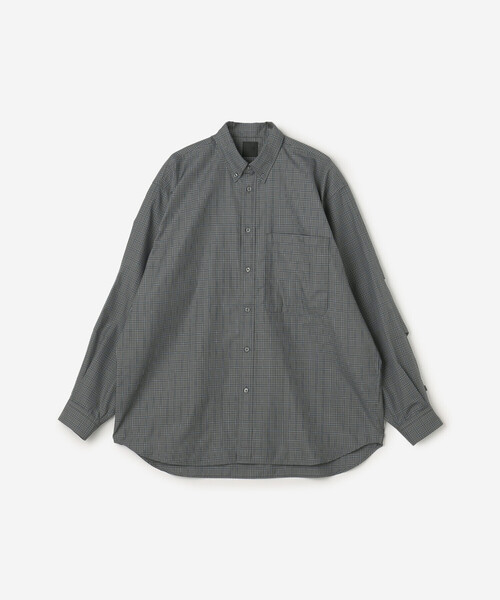 DAIWA PIER39（ダイワピア39）の「DAIWA PIER39 | TECH BUTTON DOWN SHIRT L/S GREN PLAID MEN（シャツ/ブラウス・メンズ・チャコール/アイボリー・S/L/M）」の2枚目の写真