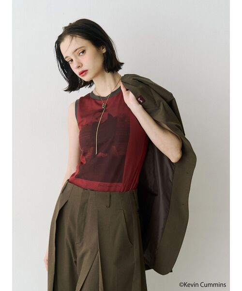 jouetie（ジュエティ）の「【KevinCummins×PosTokyo】Tank top（タンクトップ・レディース・ブラック/ピンク/オフホワイト・MEDIUM）」の13枚目の写真