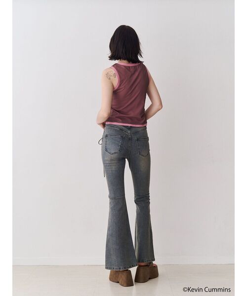 jouetie（ジュエティ）の「【KevinCummins×PosTokyo】Tank top（タンクトップ・レディース・ブラック/ピンク/オフホワイト・MEDIUM）」の16枚目の写真