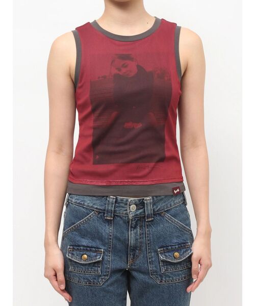 jouetie（ジュエティ）の「【KevinCummins×PosTokyo】Tank top（タンクトップ・レディース・ブラック/ピンク/オフホワイト・MEDIUM）」の17枚目の写真