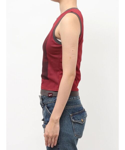 jouetie（ジュエティ）の「【KevinCummins×PosTokyo】Tank top（タンクトップ・レディース・ブラック/ピンク/オフホワイト・MEDIUM）」の18枚目の写真
