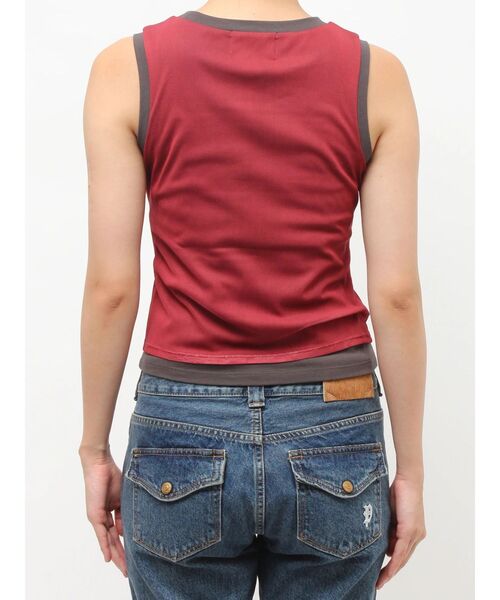 jouetie（ジュエティ）の「【KevinCummins×PosTokyo】Tank top（タンクトップ・レディース・ブラック/ピンク/オフホワイト・MEDIUM）」の19枚目の写真