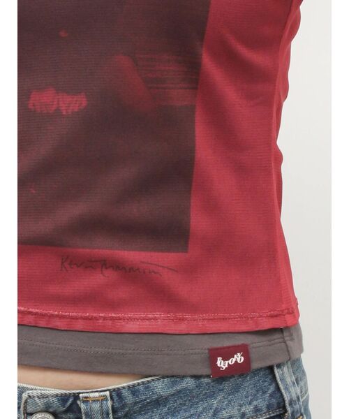 jouetie（ジュエティ）の「【KevinCummins×PosTokyo】Tank top（タンクトップ・レディース・ブラック/ピンク/オフホワイト・MEDIUM）」の22枚目の写真
