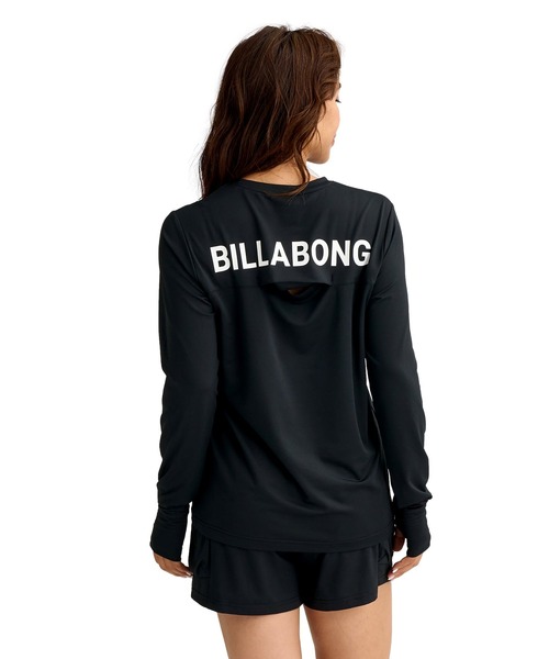 BILLABONG(ビラボン)の「BILLABONG ウィメンズ ACTIVE COOL LS TEE アクティブウェア 【2026年春夏モデル】(Tシャツ/カットソー・レディース・ブラック/ホワイト・MEDIUM)」の5枚目の写真