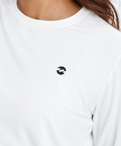 BILLABONG(ビラボン)の「BILLABONG ウィメンズ ACTIVE COOL LS TEE アクティブウェア 【2026年春夏モデル】(Tシャツ/カットソー・レディース・ブラック/ホワイト・MEDIUM)」の8枚目の写真