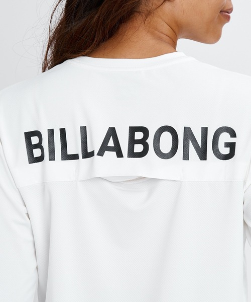 BILLABONG(ビラボン)の「BILLABONG ウィメンズ ACTIVE COOL LS TEE アクティブウェア 【2026年春夏モデル】(Tシャツ/カットソー・レディース・ブラック/ホワイト・MEDIUM)」の10枚目の写真