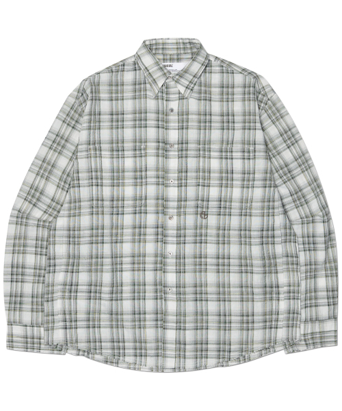 NOMANUAL(NOMANUAL)の「NEO CHECK SHIRT - BLACK(シャツ/ブラウス・レディース・その他・SMALL/MEDIUM/LARGE)」の3枚目の写真