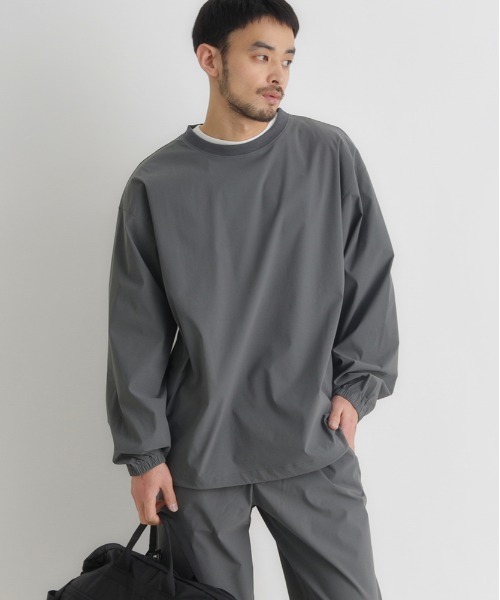 CAMP7(キャンプセブン)の「CAMP7(キャンプ7)アクティブロングスリーブTシャツ(Tシャツ/カットソー・メンズ・ベージュ/ブラック/ダークグレー・L/XL/S/M)」の2枚目の写真