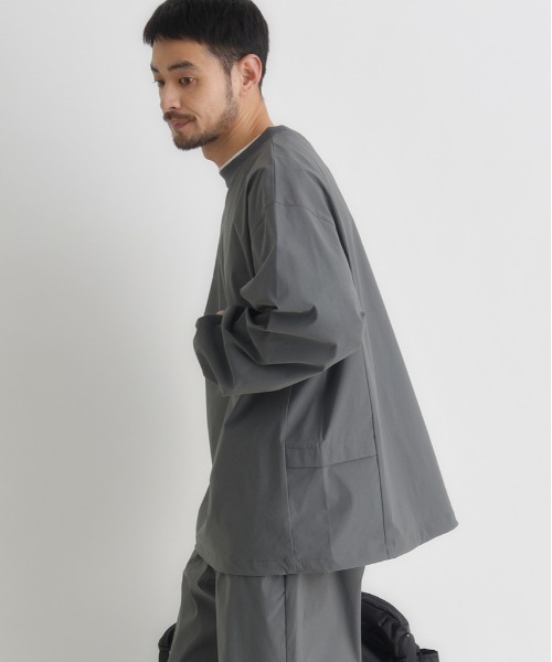 CAMP7(キャンプセブン)の「CAMP7(キャンプ7)アクティブロングスリーブTシャツ(Tシャツ/カットソー・メンズ・ベージュ/ブラック/ダークグレー・L/XL/S/M)」の10枚目の写真