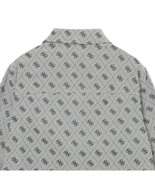 Guess（ゲス）の「4G Shacket 長袖シャツ（シャツ/ブラウス・メンズ・グレー/ベージュ系その他・XX-LARGE/LARGE/SMALL/MEDIUM/X-LARGE）」の5枚目の写真